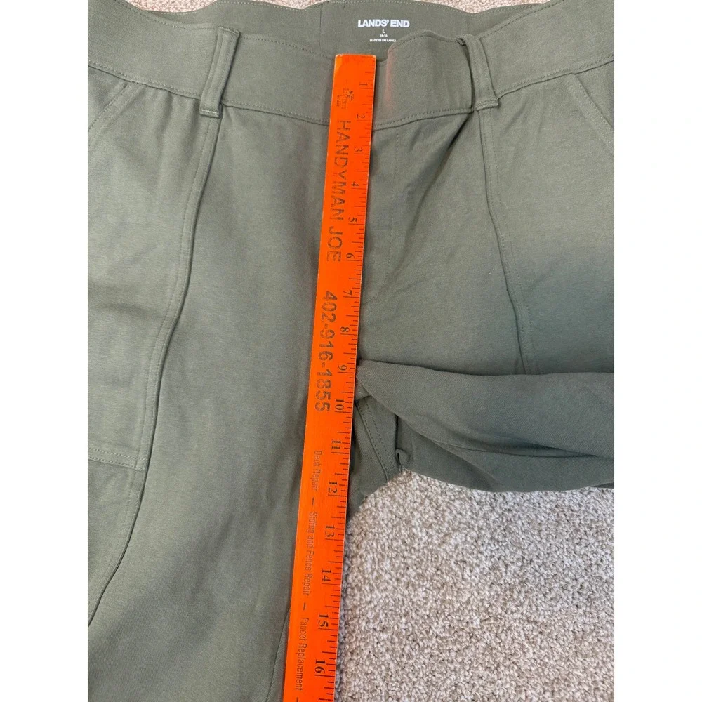 LOT Womens Pants‎ Large Lands End Womens Pants 14-16 Black Navy Olive Stretch